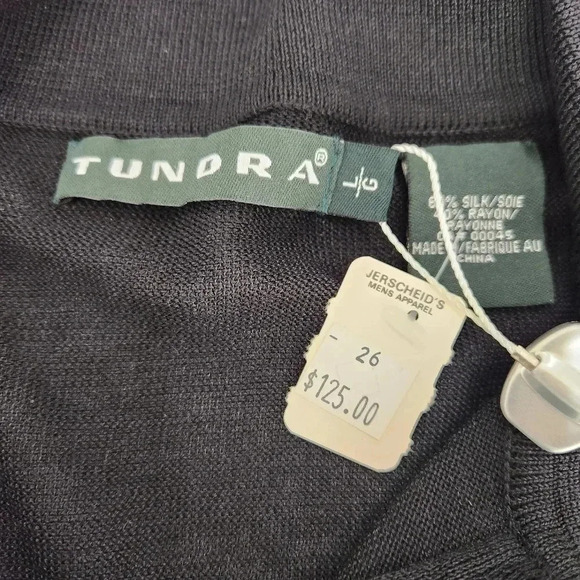 Vintage Silk Tundra Pullover half zip Geo Sweater, Men's Medium( Listing as) - Picture 5 of 7